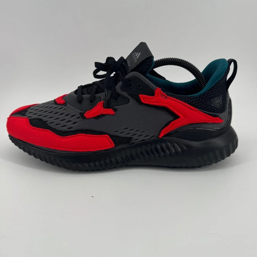 Adidas x Kolor Alphabounce Mens Black Red Grey Running Shoes AC7019 Size 9